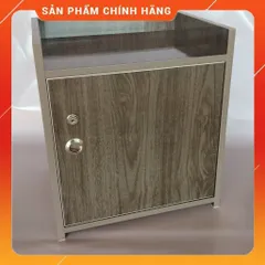 Tủ Đầu Giường 2 Ngăn Cánh Mở Gỗ Óc Chó - Đã Lắp Sẵn, An Toàn, Tiện Dụng Cho Phòng Ngủ, Chống Nước, Không Mối Mọt