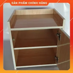 Tủ Đầu Giường 2 Ngăn Cánh Mở Gỗ Sồi Cao Cấp - Đã Lắp Sẵn, An Toàn, Dễ Lau Chùi, Thiết Kế Hiện Đại Cho Phòng Ngủ Gọn Gàng