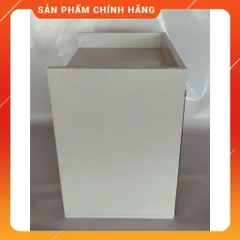 Tủ Đầu Giường Cao Cấp 1 Ngăn Kéo Có Khóa - Nhựa Bóng Mịn Màu Trắng Đã Lắp Sẵn, Tiện Lợi Cho Phòng Ngủ