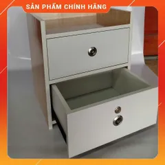 Tủ Đầu Giường 2 Ngăn Kéo Cao Cấp Gỗ Sồi - Hàng Loại 1 Đã Lắp Sẵn, Tiện Lợi và Sang Trọng Cho Phòng Ngủ