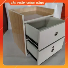 Tủ Đầu Giường 2 Ngăn Kéo Cao Cấp Gỗ Sồi - Hàng Loại 1 Đã Lắp Sẵn, Tiện Lợi và Sang Trọng Cho Phòng Ngủ