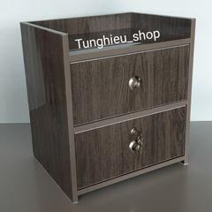 Tủ đầu giường cao cấp sang trọng đã lắp ráp hoàn chỉnh - Chất liệu nhựa bền đẹp, tiện dụng cho không gian phòng ngủ
