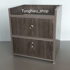 Tủ đầu giường cao cấp sang trọng đã lắp ráp hoàn chỉnh - Chất liệu nhựa bền đẹp, tiện dụng cho không gian phòng ngủ