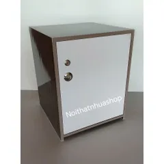 Tủ Đồ Gỗ Óc Chó Nhiều Ngăn 50x40x40cm - Đã Lắp Sẵn, Dễ Dàng Sử Dụng, Đồ Nội Thất Tiện Lợi Cho Phòng Khách, Phòng Ngủ