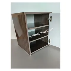 Tủ Đồ Gỗ Óc Chó Nhiều Ngăn 50x40x40cm - Đã Lắp Sẵn, Dễ Dàng Sử Dụng, Đồ Nội Thất Tiện Lợi Cho Phòng Khách, Phòng Ngủ