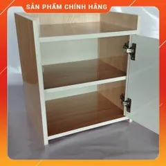 Tủ Đầu Giường 2 Ngăn Cánh Mở Màu Gỗ Sồi Trắng - Tiện Ích Trang Trí Phòng Ngủ, Hàng Đã Lắp Sẵn Chất Lượng Cao