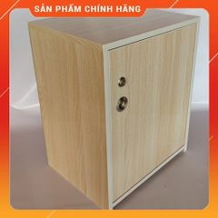 Tủ Đựng Đồ 3 Ngăn Cánh Mở Màu Gỗ Sồi - Đã Lắp Sẵn, Chất Liệu Nhựa Cao Cấp, Tiện Lợi và Sang Trọng cho Không Gian Sống