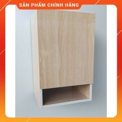 Tủ đồ treo tường chất liệu nhựa cao cấp màu gỗ sồi KT 50x33x31 [ ĐÃ LẮP SẴN ] Hàng loại 1