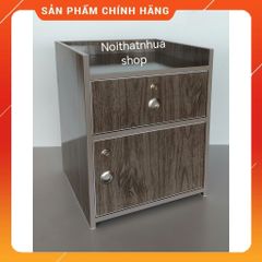 Tủ Đầu Giường Cao Cấp Gỗ Óc Chó - Thiết Kế Hiện Đại, Đã Lắp Sẵn, Phù Hợp Với Mọi Không Gian Nội Thất