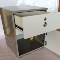 Tủ Đầu Giường Cỡ Lớn Gỗ Óc Chó - Đã Lắp Ráp Sẵn, Tiện Lợi, Bóng Mịn, Phù Hợp Cho Đồ Trang Trí Phòng Ngủ