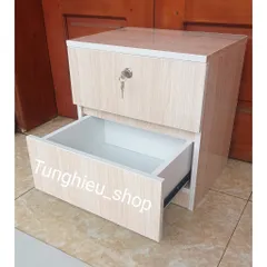Tap Đầu Giường Nhựa Cao Cấp 43x40x31cm - Ngăn Kéo Khóa Sang Trọng, Hiện Đại A03 - Nội Thất Tiện Lợi cho Phòng Ngủ