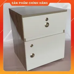 Tủ Đầu Giường Gỗ Óc Chó Lớn Đã Lắp Sẵn - Tiện Lợi, Chống Nước, Đồ Nội Thất Gọn Gàng, Phong Cách Hiện Đại
