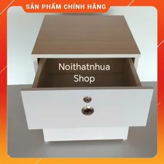 Tủ Đầu Giường Cỡ Lớn Gỗ Sồi 50x40x40 - Đã Lắp Sẵn, Thiết Kế Sang Trọng, Chất Liệu Nhựa Nội Thất Cao Cấp