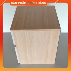 Tủ Đầu Giường Cỡ Lớn Gỗ Sồi 50x40x40 - Đã Lắp Sẵn, Thiết Kế Sang Trọng, Chất Liệu Nhựa Nội Thất Cao Cấp