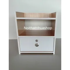 Tủ Đầu Giường Gỗ Sồi Có Ngăn Kéo - Thiết Kế Hiện Đại, Sang Trọng, Sẵn Lắp Ráp, Thích Hợp Trang Trí Phòng Ngủ