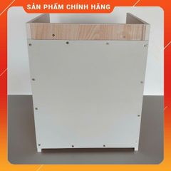 Tủ Đầu Giường Cỡ Lớn Đỉnh Lõm 50x40x40 Màu Gỗ Sồi - Đã Lắp Sẵn, Tiện Lợi, Sang Trọng, Hàng Loại 1