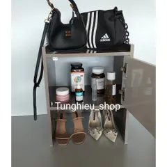 Tủ Đựng Đồ Đa Năng Chân Cao Cánh Mở A05 - Nội Thất Cao Cấp, Dễ Dàng Vệ Sinh, Thiết Kế Thông Minh, Gọn Gàng Tiện Lợi