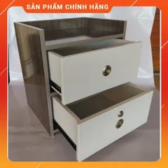 Tủ Đầu Giường Gỗ Óc Chó 2 Ngăn Kéo Có Khóa - Đồ Nội Thất Cao Cấp [Đã Lắp Sẵn] Thích Hợp Trang Trí Phòng Ngủ