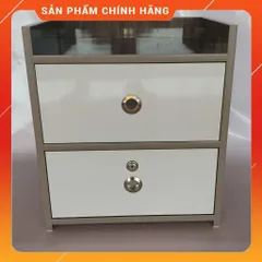 Tủ Đầu Giường Gỗ Óc Chó 2 Ngăn Kéo Có Khóa - Đồ Nội Thất Cao Cấp [Đã Lắp Sẵn] Thích Hợp Trang Trí Phòng Ngủ