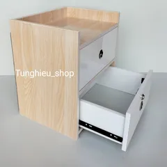 Tap đầu giường 2 ngăn kéo cao cấp thiết kế đẹp mắt sang trọng [ ĐÃ LẮP SẴN ] A06