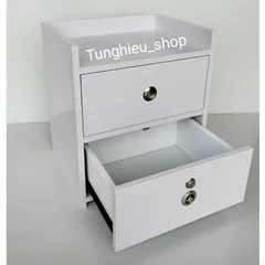 Tap đầu giường 2 ngăn kéo cao cấp thiết kế đẹp mắt sang trọng [ ĐÃ LẮP SẴN ] A06