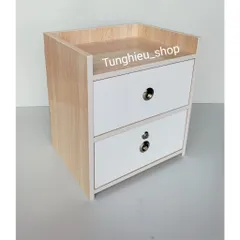 Tap đầu giường 2 ngăn kéo cao cấp thiết kế đẹp mắt sang trọng [ ĐÃ LẮP SẴN ] A06
