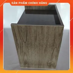 Tủ Đầu Giường 2 Ngăn Cánh Mở Màu Gỗ Óc Chó Tráng Mịn - Sản Phẩm Đã Lắp Sẵn Tiện Lợi Cho Phòng Ngủ