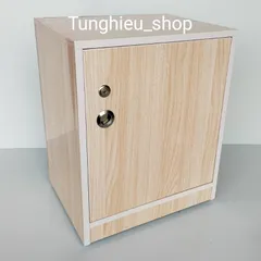 Tủ đựng đồ di động có bánh xe,có khóa sang trọng, tiện lợi [đã lắp sẵn] [ không lộ bánh xe ] A07