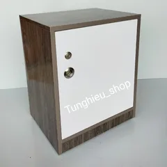 Tủ đựng đồ di động có bánh xe,có khóa sang trọng, tiện lợi [đã lắp sẵn] [ không lộ bánh xe ] A07