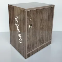 Tủ đựng đồ di động có bánh xe,có khóa sang trọng, tiện lợi [đã lắp sẵn] [ không lộ bánh xe ] A07
