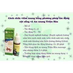 Xoang Triệu Hoà - Sản phẩm hỗ trợ vệ sinh mũi họng hàng ngày, giảm viêm họng, an toàn và hiệu quả cho sức khỏe hệ hô hấp