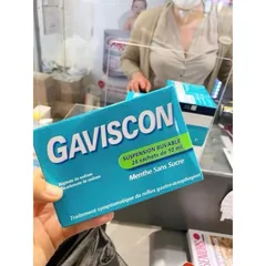 Sữa Dạ Dày GÁVISCO.N 24 Gói - Hỗ Trợ Giảm Đau Dạ Dày và Trào Ngược, Hàng Nội Địa Pháp