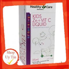 Kids Zinc + Vitamin C Liquid (chính hãng) Úc chai 25ml giúp bé tăng cường sức đề kháng, hỗ trợ bé phát triển khỏe mạnh