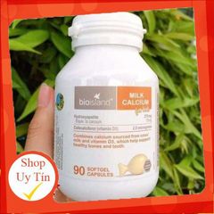 Viên Bổ sung Canxi Bio Island cho Trẻ Em 90 Viên - Canxi từ Sữa Bò Non, Hỗ Trợ Phát Triển Xương và Răng, Sản Phẩm Chính Hãng từ Úc