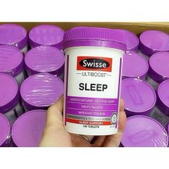 Viên Uống Hỗ Trợ Giấc Ngủ Swisse Ultiboost Sleep 60 Viên/100 Viên - Giải Quyết Khó Ngủ Cho Người Trên 18 Tuổi, Ngủ Sâu Hơn