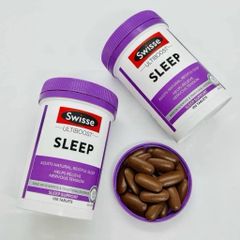 Viên Uống Hỗ Trợ Giấc Ngủ Swisse Ultiboost Sleep 60 Viên/100 Viên - Giải Quyết Khó Ngủ Cho Người Trên 18 Tuổi, Ngủ Sâu Hơn