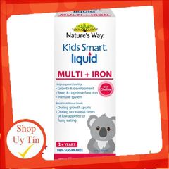 Siro Sắt Liquid Multi + Iron Nature's Way cho trẻ từ 1 tuổi - Tăng cường sức đề kháng, phát triển toàn diện, 200ml