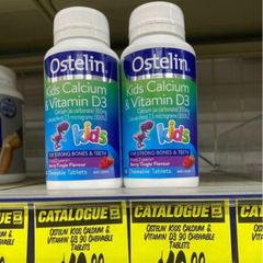 Vitamin D & Canxi Khủng Long Ostelin 90 viên - Kẹo bổ sung cho bé từ 2-13 tuổi, hỗ trợ phát triển chiều cao và xương chắc khỏe