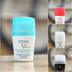 Lăn Khử Mùi Vichy - Giảm Tiết Mồ Hôi 48h, Không Mùi, Không Ố Vàng Áo, Hàng Pháp Chính Hãng cho Da Nhạy Cảm, Nam Nữ Sử Dụng