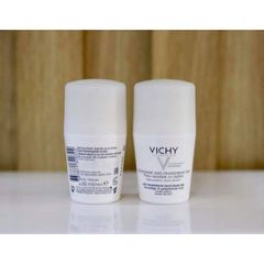 Lăn Khử Mùi Vichy - Giảm Tiết Mồ Hôi 48h, Không Mùi, Không Ố Vàng Áo, Hàng Pháp Chính Hãng cho Da Nhạy Cảm, Nam Nữ Sử Dụng