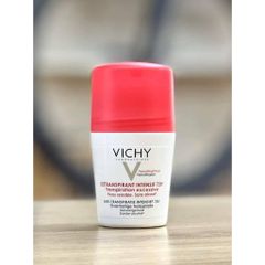 Lăn Khử Mùi Vichy - Giảm Tiết Mồ Hôi 48h, Không Mùi, Không Ố Vàng Áo, Hàng Pháp Chính Hãng cho Da Nhạy Cảm, Nam Nữ Sử Dụng