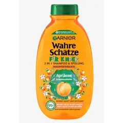 Dầu Gội Xả 2in1 Garnier 250ml cho trẻ em - Mượt mà, Không cay mắt, Nhiều màu sắc hấp dẫn