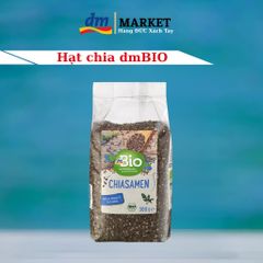 Hạt Chia Hữu Cơ DM BIO 300g - Dinh Dưỡng Tốt Cho Trẻ Em và Người Lớn, Omega-3, Chất Xơ Cao, Tăng Cường Sức Khỏe Chống Lão Hóa