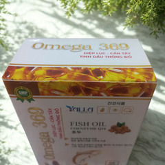 Viên Uống Omega 369 Yalla - Hỗ Trợ Giảm Cholesterol, Cải Thiện Thị Lực & Bảo Vệ Tim Mạch Từ Tự Nhiên