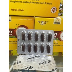 Viên Uống Vitamin 15B - Bồi Bổ Sức Khỏe, Giảm Mệt Mỏi, Hỗ Trợ Trao Đổi Chất, Ginseng Từ Thiên Nhiên (2 Vỉ x 10 Viên)