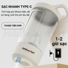 Ly Tự Khuấy Sữa Cà Phê Cầm Tay Mini Jubilee Mart, Ly Khuấy Thông Minh 400ML