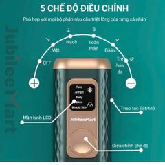 Máy Triệt Lông Lạnh Jubilee Mart - Công Nghệ IPL Toàn Thân, Không Đau Rát, Dễ Dàng Sử Dụng, Giải Pháp Làm Đẹp Hiện Đại