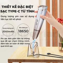 Máy Massage Mặt Nâng Cơ Jubilee Mart Cao Cấp - Rung Âm Tần, 6 Chức Năng Nóng Lạnh, Chăm Sóc Da Mặt, Làm Sạch và Trẻ Hóa Da