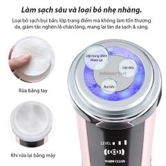 Máy massage mặt đẩy tinh chất Ion Jubilee Mart JB-618 làm sạch sâu cấp ẩm dưỡng da BH 2 NĂM