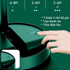 Quạt Tích Điện Mini SUPER FAN 3 Tốc Độ Gió - Gấp Gọn, Tiện Lợi, Tiết Kiệm Điện Năng Cho Mọi Không Gian